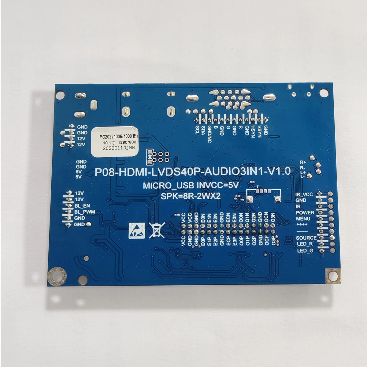 LCD controller LCD driver supports HD-MI VGA input display TTL&LVDS signal output LCD driver