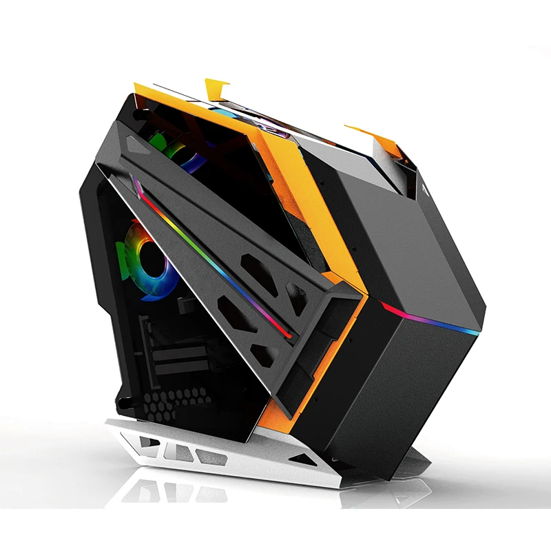 
OEM High quality atx with power supply fan cooler master plastic LED customizable dustproof gaming computer hardware 