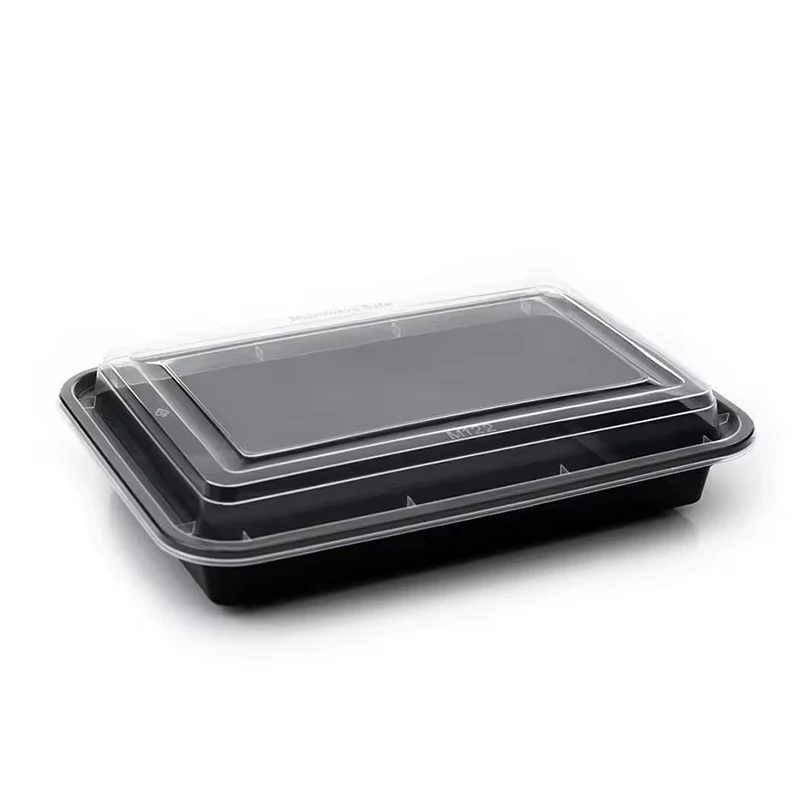24oz 26oz 28oz 32oz Plastic Food Container Disposable Microwavable Food Storage Meal Prep Containers