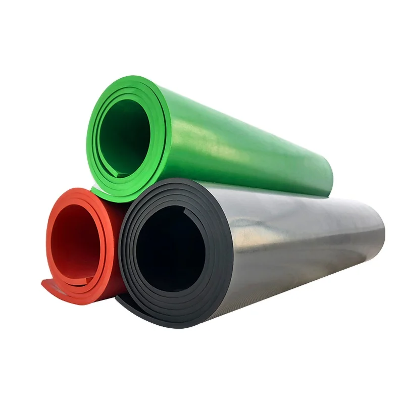 Wholesale industrial shock absorption black gym floor special insulating rubber sheet for power distribution room