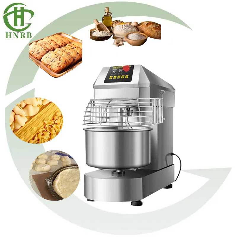 Two-Speed Double Acting Dough Mixer Automatic Dough Kneader Electric Spiral Dough Mixer