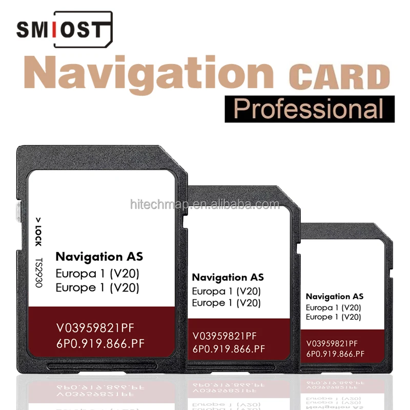 SMIOST Europe GPS CID для автоматической навигации памяти SD карта обновления сиденья как V20 Alhambra Ibiza Ateca