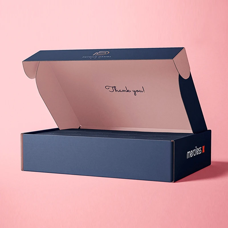 Corrugated shipping box Custom Hot Sale Eco Friendly Durable Foldable Kraft Paper Cajas De Carton Box with Printing for Clothes