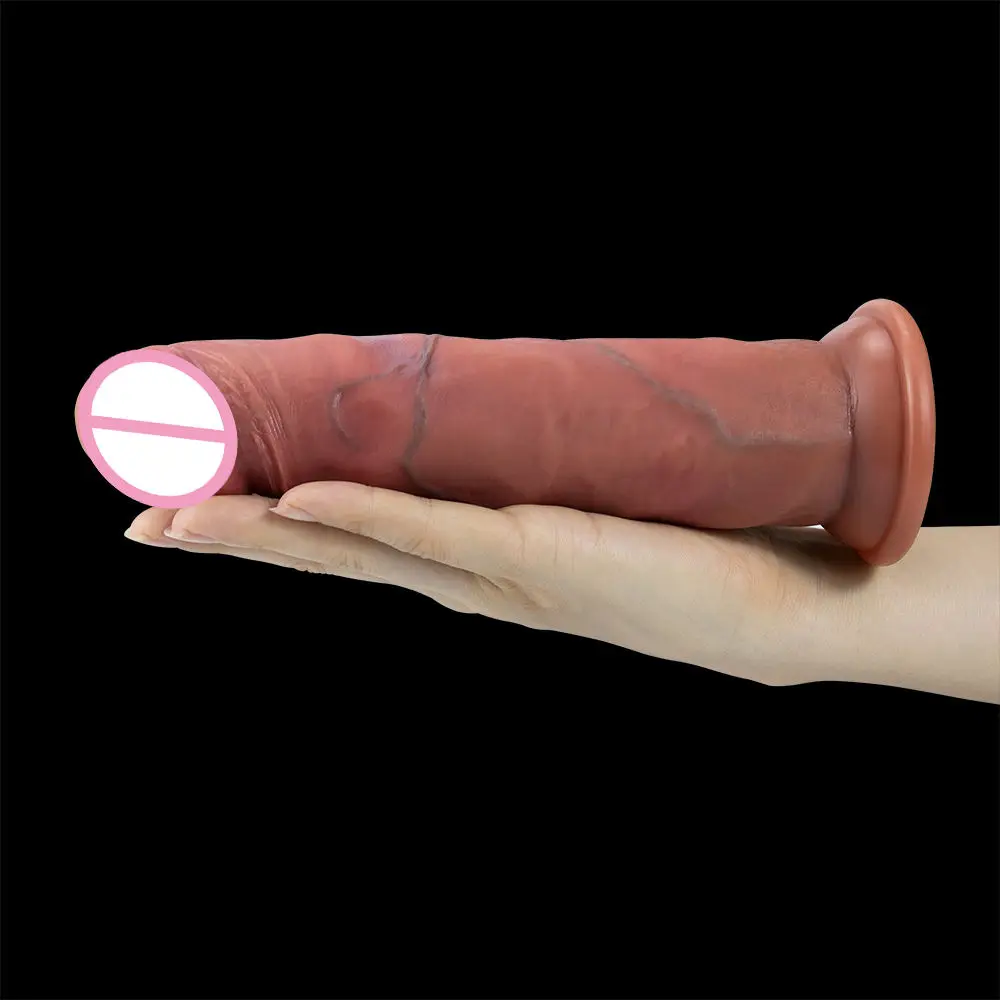 Rocket Raccoon Realistic Sliding Foreskin Penis Thick Silicone Dildo Suction Cup Masturbation Dick Sex Toys For Women Wholesale