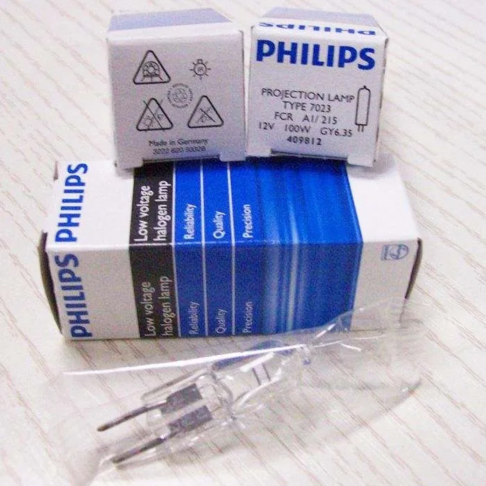 Галогенная лампа Philips 7023 100 Вт GY6.35 12 В