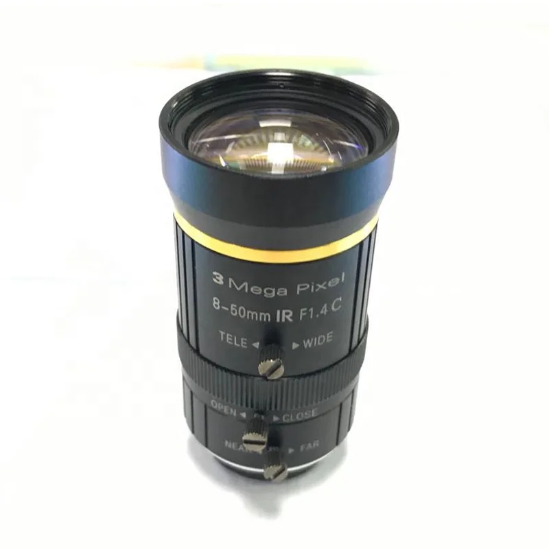  1/2 CCTV Zoom HD 3 0 мегапикселей 8-50 мм F1.4 DC-автоматический вариофокальный объектив с интерфейсом CS для AHD/TVI/CVI/аналоговой