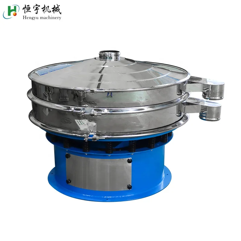 Plastic Pellets Cassava Flour Powder Industrial Round Sieving Machine Flour Sifter Machine 10mesh Vibratory Screen Sieve