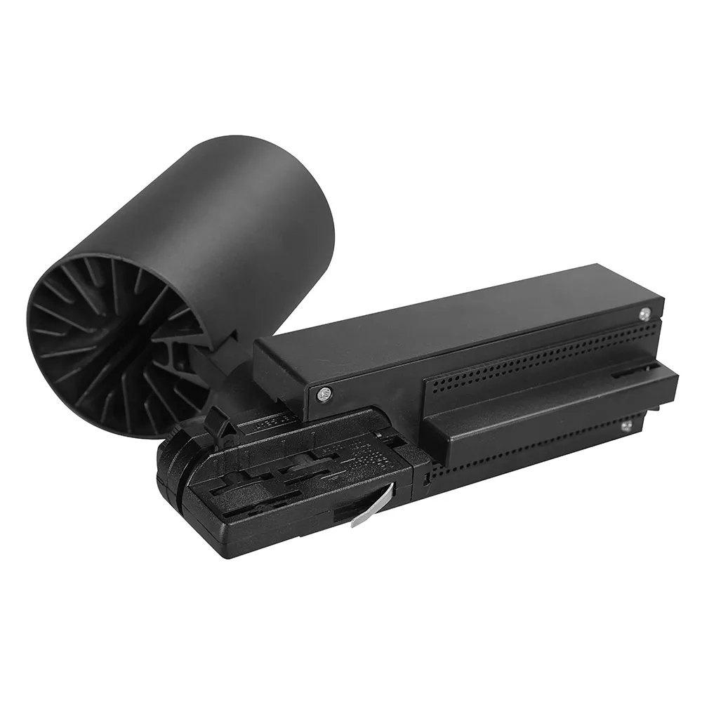 30W 360 Degree Adjustable 3 Wire Track lights 1 Phase Adaptor Track Rail System Surface Mounted Led Spotlight Track Lights