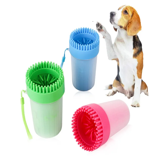 
Portable dog paw cleaner with towel , upgrade 2 in 1 pet paws cleaner grooming brush dog plunger feet washer Muddy paw cleaner  (62231388115)