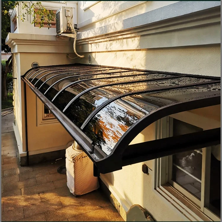 10X20 Canopy Rain Shed Sunshading Canopy Aluminium Luxury Garden Shade Awnings Canopy For Sale