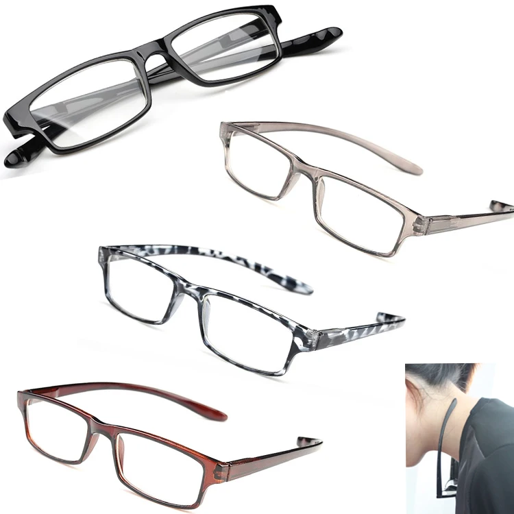 Cheap Hot Sale  Pc Flexible Temples Folding Hung on the neck Prevent loss of Reading Glasses
