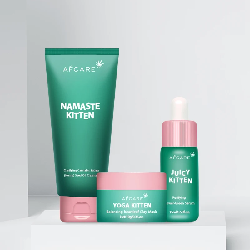 Face Care Set Hot Selling Korea Hemp Facial Clay Mask For Women Moisturizing And Whitening