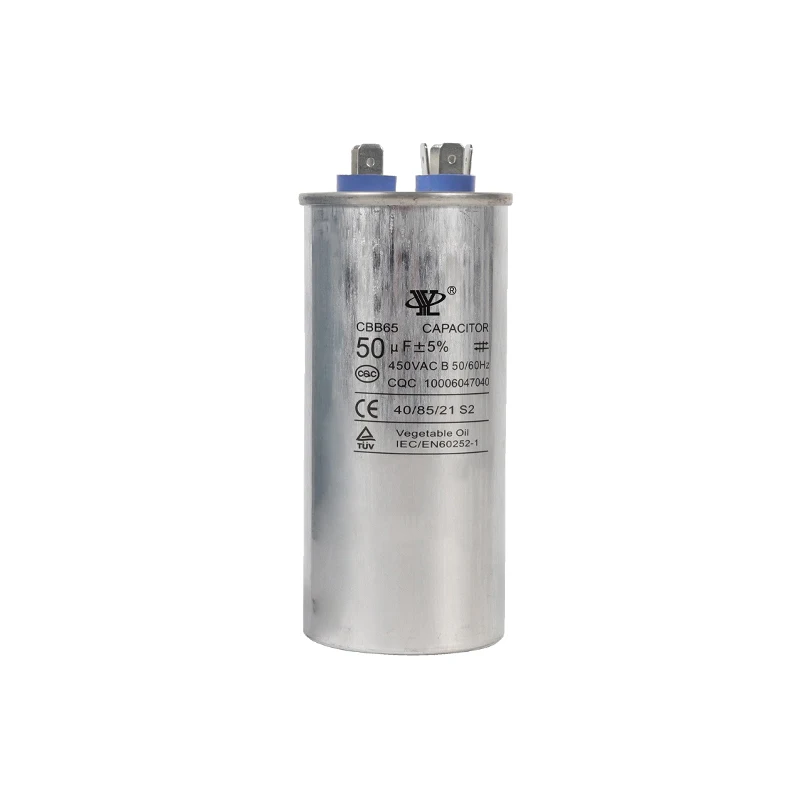 Explosion-proof Start-up Capacitor CBB65 450V 40UF High-voltage Air-conditioning Capacitor mMoisture-proof Heat Dissipation