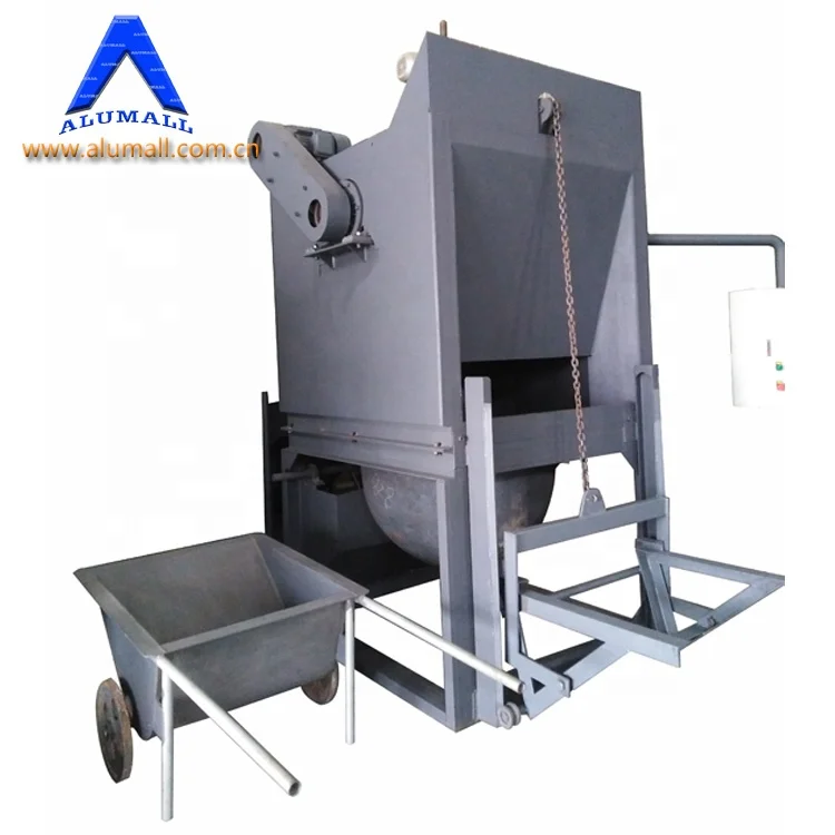 zinc ash and zinc dross slag recovery recycling machine for aluminium melting furnace