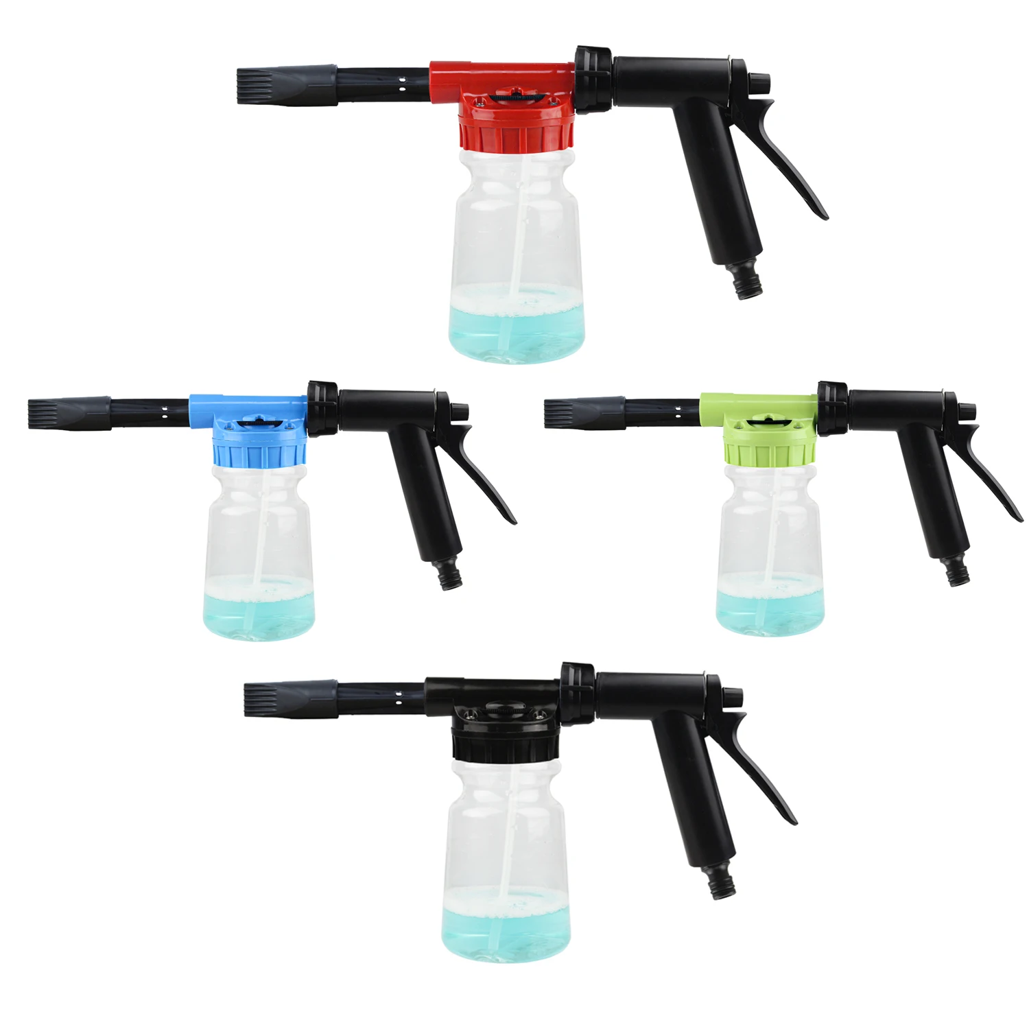Low pressure garden hose snow water gun/car washer foam bottle car foam spray gun