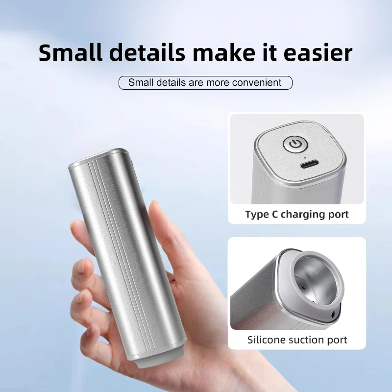 Mini Rechargeable Handheld Vacuum Sealer Electric Air Pump For Vacuum Storage Bag
