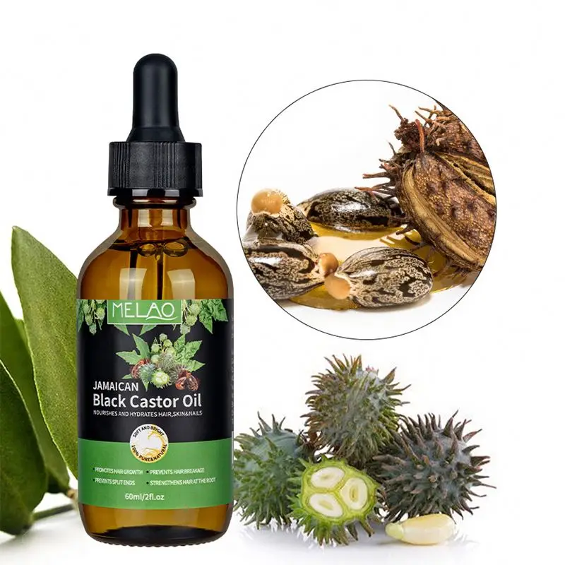 High Quality 100% Pure Pressed, Hexane Free, Eyebrow Growth, Skin Moisturizer Detox and Wraps Cold Pressed Castor Oil