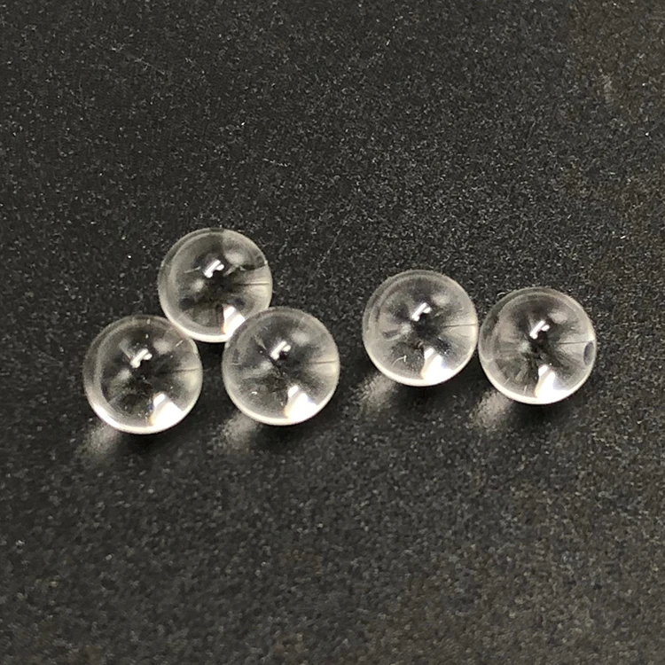 Hot selling BK7 K9 dia 1mm 2mm glass optical crystal ball lens