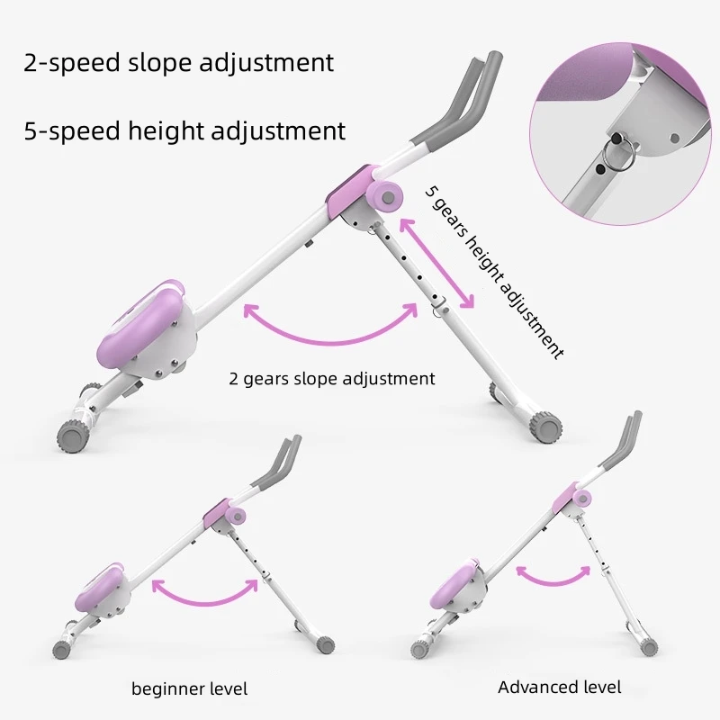 Abs Workout Equipment Abdominal Whole Body Workout Machine for Waist Core Toner Leg Thighs Buttocks Exercise Training