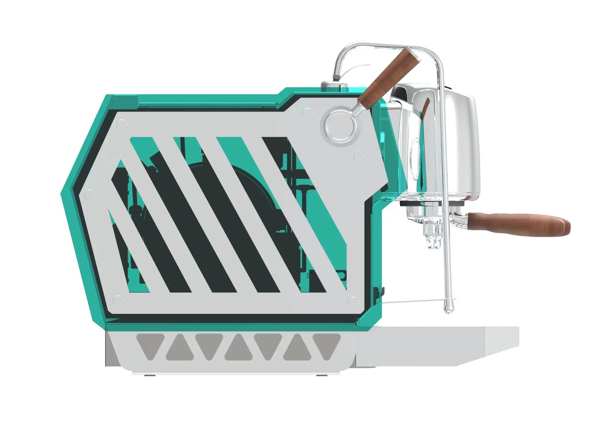 2023 new wholesale cheapest espresso coffee machine coffee maker machine two groups