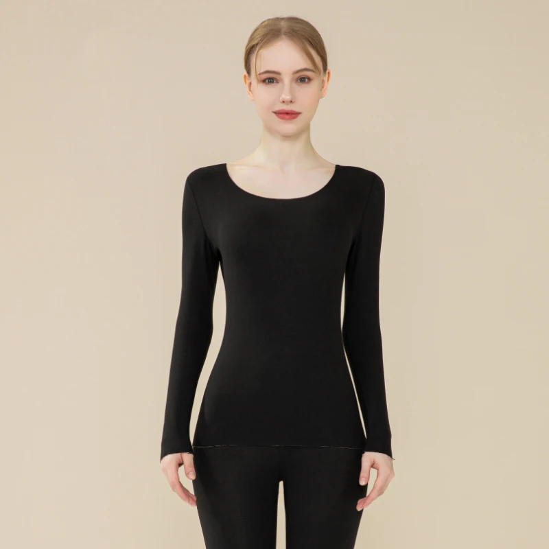 Autumn Winter 2 Piece slimming warm womens long johns woman ladies sexy thermal underwear Top and Bottom