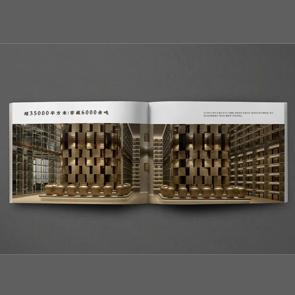 Printed Photo Album Company Simple Digital Printing Custom Brochure Printing Film Lamination Video Brochure CMYK Color Brochure