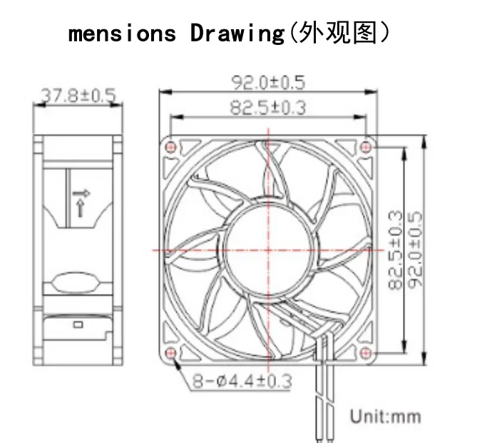 3 Years Warranty Support Sample PWM Speed Regulated Ball Bearing Cooling DC Fan