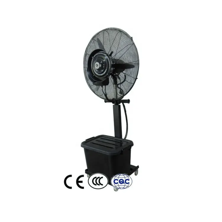 Китай завод 0 utdoor центробежный туман вентилятор вода спрей вентилятор увлажнитель Стенд Вентилятор