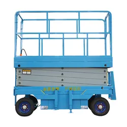Qiyun Kinglift Favorable Price 8m 500kg Mobile Scissor Lift/Hydraulic Lift Used in Factory/Warehouses/Hotels/Airports/Stations