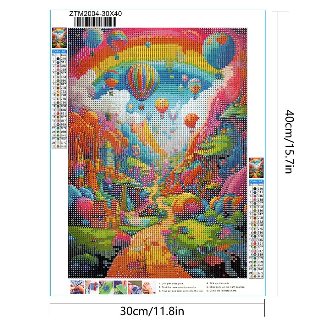 Landscape painting Draw Full Diamond painting Kits DIY Adult color city Diamond Painter Home Wall art Decoration Gift