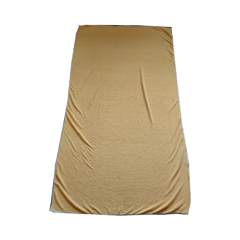 
Non-slip promotion microfiber yoga towel with drop plastic 