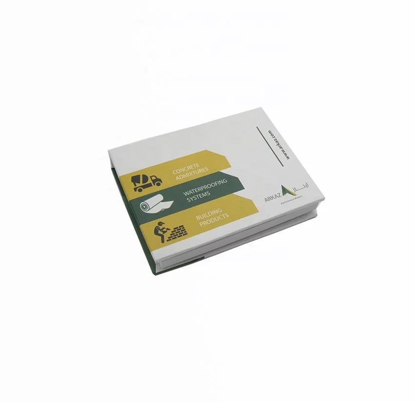 China Supplier Custom Make Sticky Note Pad With Cover Sticky Memo Pad With Cardboard Cover Print Company Information