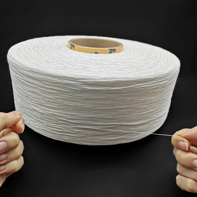 Yarn High Tenacity Spandex Wholesale Low Price High Quality White Baby Diaper Raw HYOSUNG Spandex Yarn Covering Machine CN;FUJ