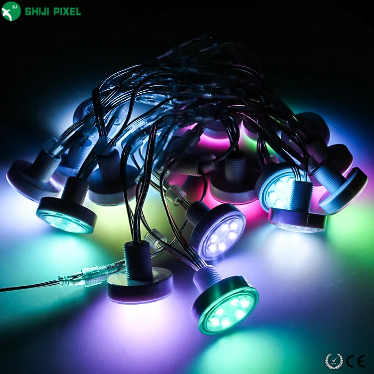 24 В 45 мм 6 светодиодов RGB UCS2903 UCS1903 полноцветная светодиодная пиксель для аттракционов колесо обозрения