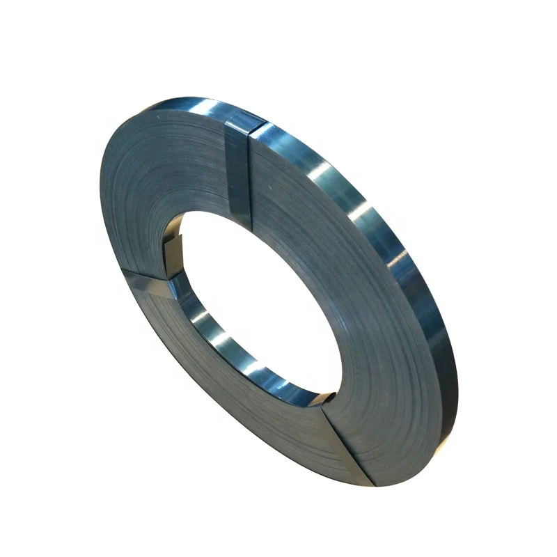 Factory Direct Sale 19mm steel strappingstrip blue metal strip cold rolled steel strip q235b