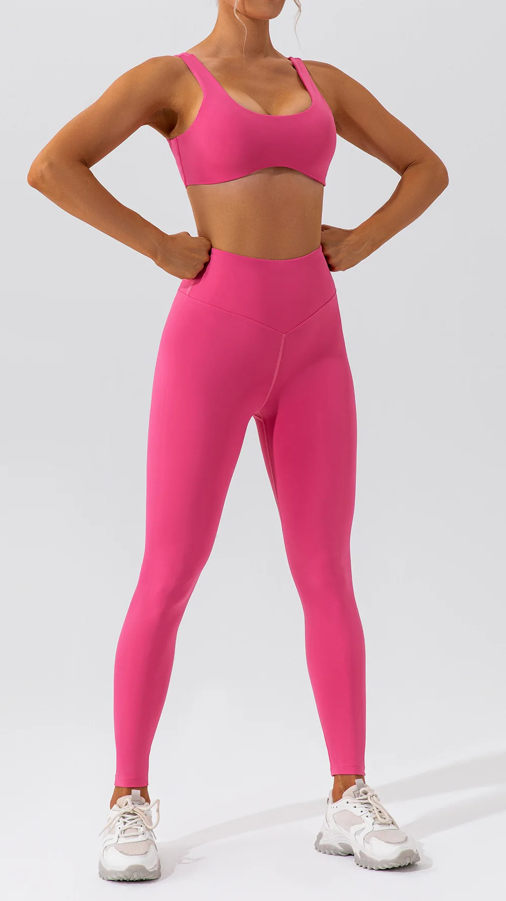 Hot New Women gym fitness sexy sleeveless backless bra women sports yoga pant suit