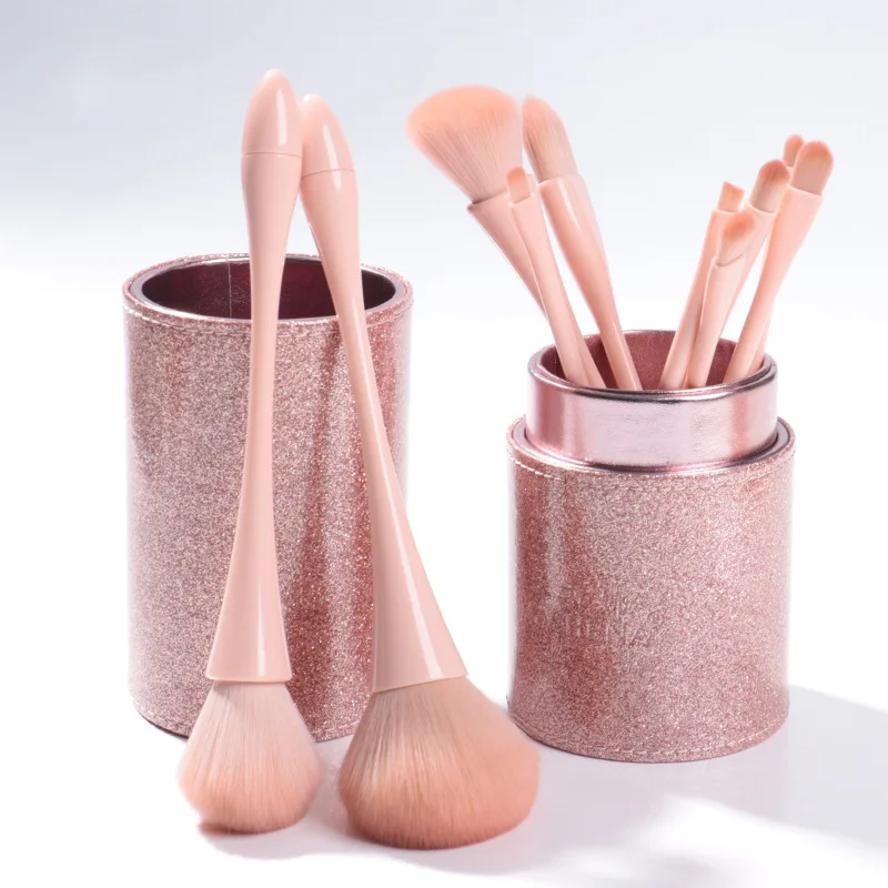 Top Seller Thin Waist Goblet Single loose Powder brush Makeup Brush Maquillaje Cosmetiquera Customization large blusher brush
