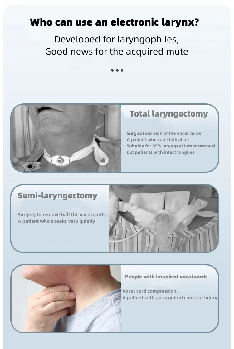 Hope Medical electronic laryngeal aid Articulator total laryngeal gas incision artificial laryngeal speech generator