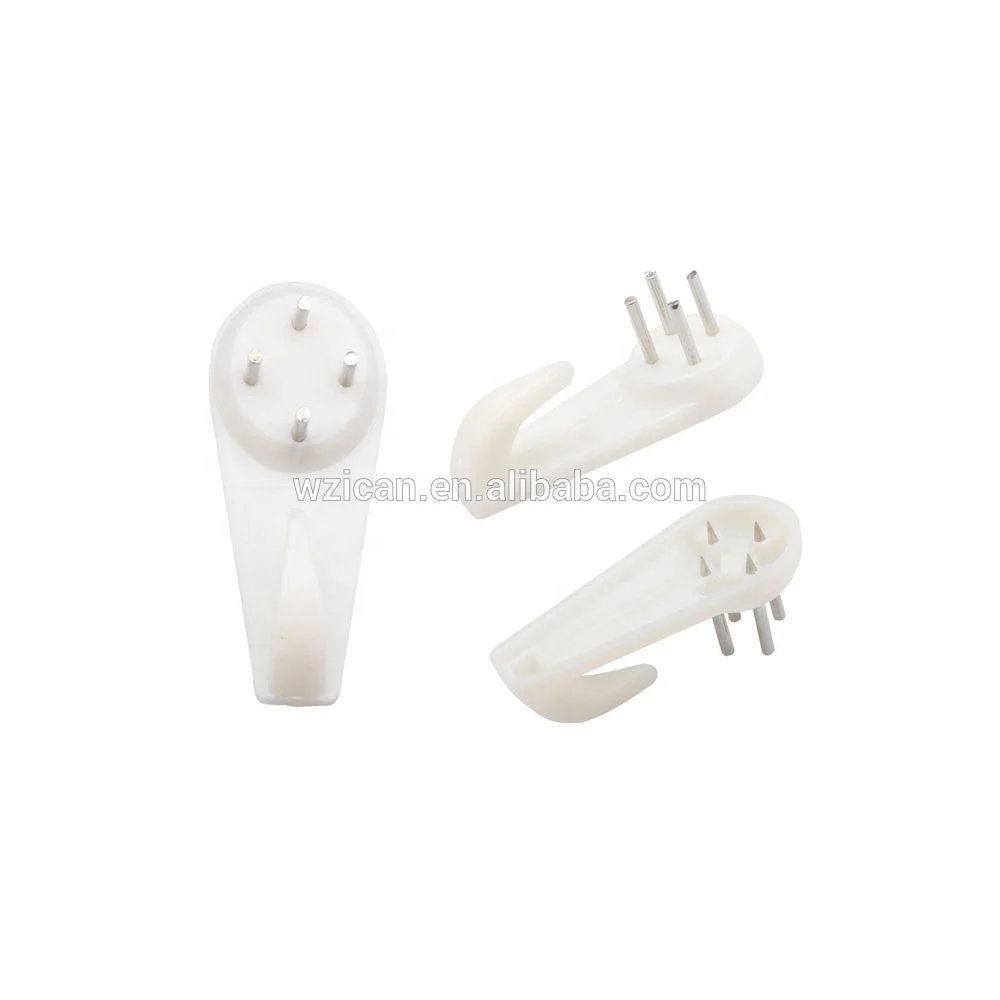 90 шт Не оставляющий следов жесткой конструкции гипсокартона крепежных крючка для картин, часы вешалка Ассортимент Комплект