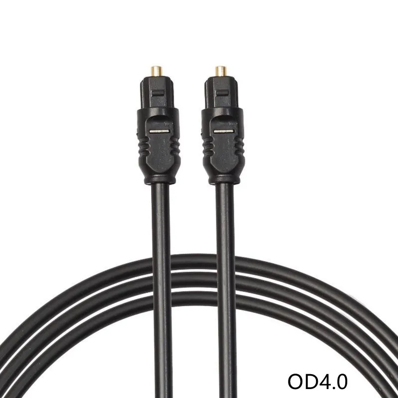 Аудиокабель OD4.0 toslink волоконно-оптический цифровой аудиокабель аудиоусилитель SPDIF боковой кабель