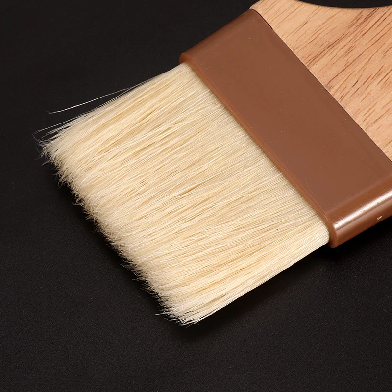 Food grade wooden handle heat resistant kitchen Cookware Bakeware Baking Cooking BBQ Barbecue Pastry Oil Brush pig hair brush