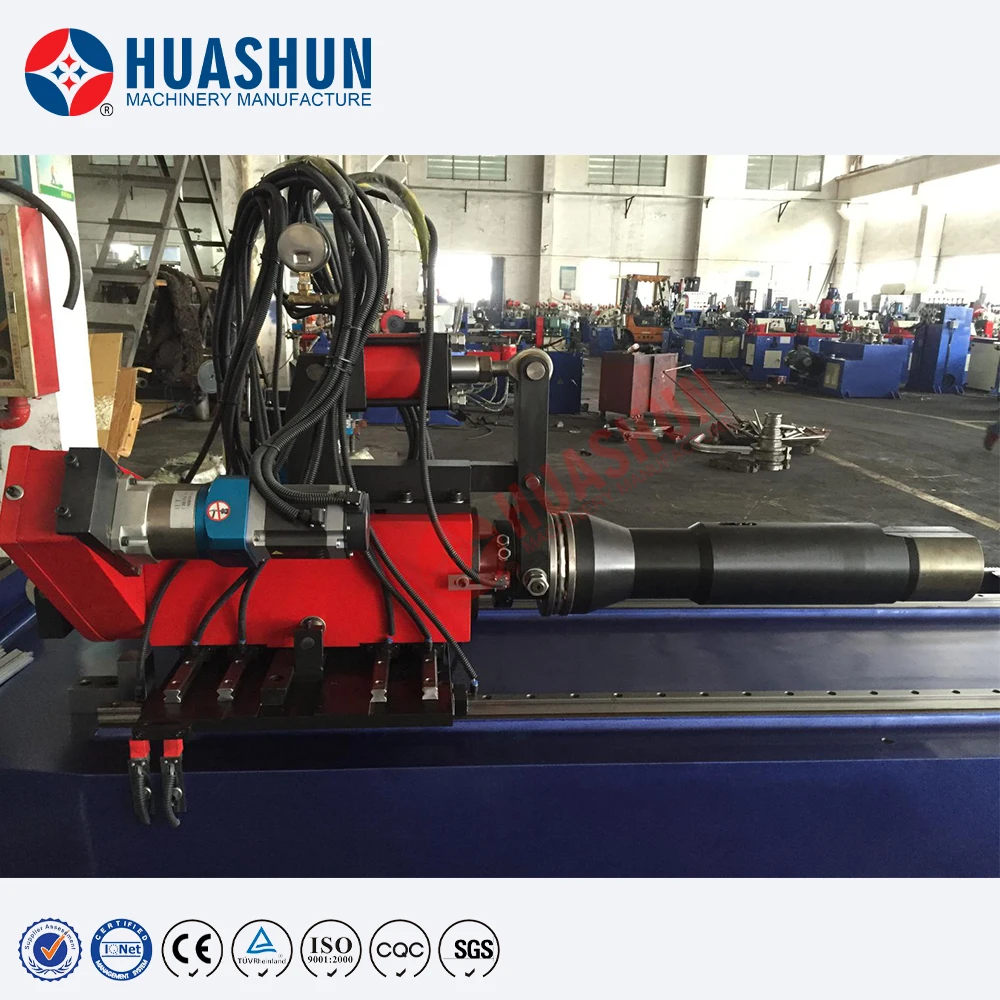 HS-SB-50CNC-3A-1S Automatic Stainless Steel Metal Tube Bender China Supplier CNC Pipe Bending Machine