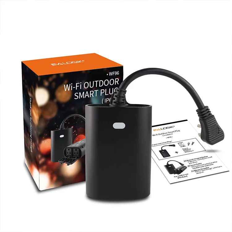 Outdoor waterproof ip65 smart app control socket plug with google home Amazon