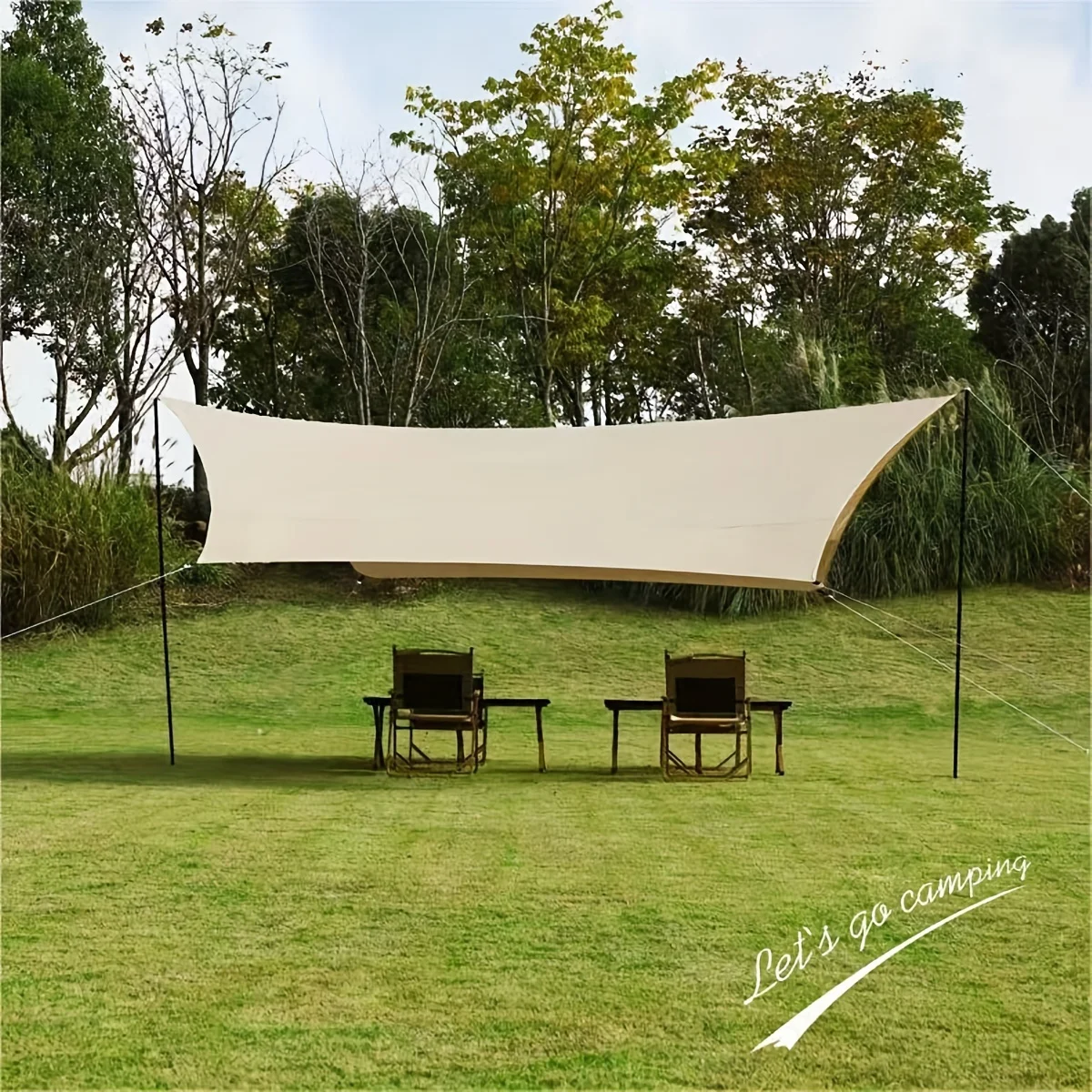 Outdoor camping tent Rain flying tent waterproof cloth waterproof lightweight hammock nylon camping shelter tarp