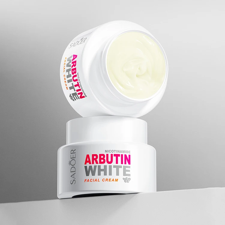 Customized Skin Care Moisturizing Face Cream Brightening Nicotinamide Arbutin White Facial Cream are available for face cream