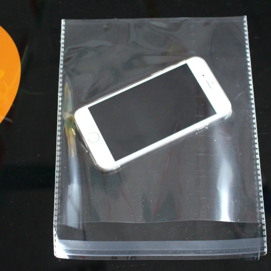 
Gift bag clothes clear opp poly bags with adhesive strip 