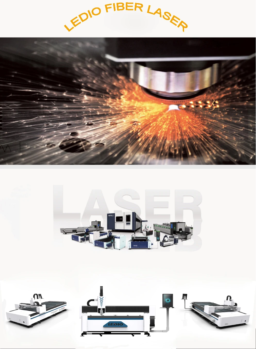 Popular manual sheet metal cutting machine for sale 3000W  fiber laser metal sheet &tube laser cutting machines