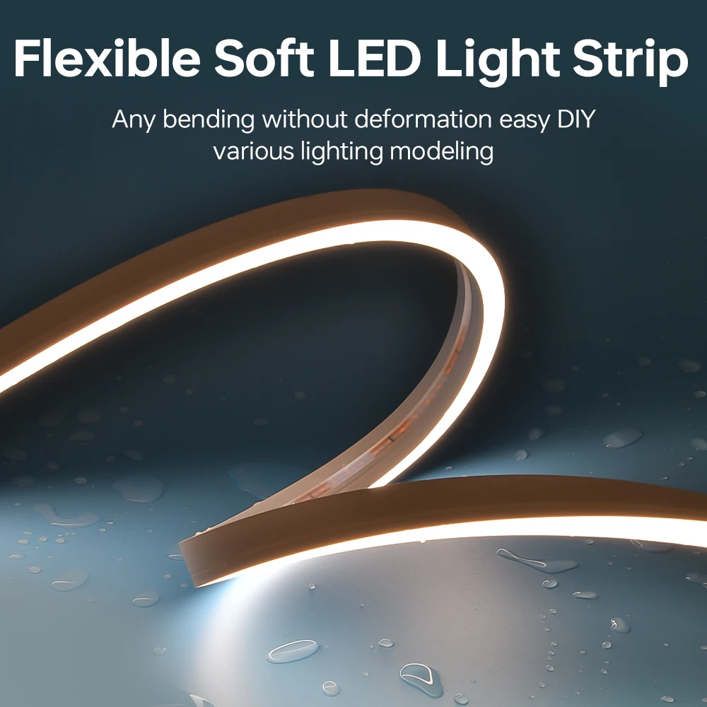 High Quality P68 Waterproof Warm White RGB 10W AC DC 12V 24V LED Strip Light for Swimming Pool Fountains