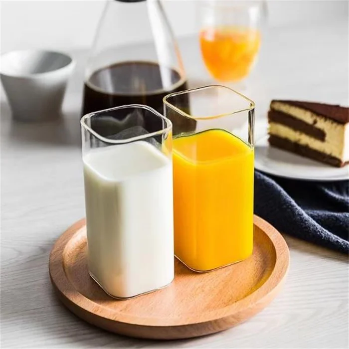 250ml 400ml 500ml Straight Sided Borosilicate Drinking Beverage Glass Cup Water Glass Highball Juice Glass Cup
