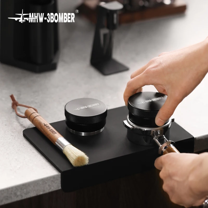 Modern Italian Design MHW-3BOMBER Coffee Powder Press 51/53/58mm Hammer Powder Cloth Suit for Tea & Coffee Tools